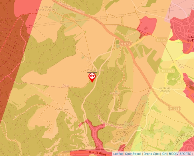 Carte Géoportail pour les drones de loisir