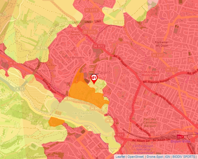 Carte Géoportail pour les drones de loisir