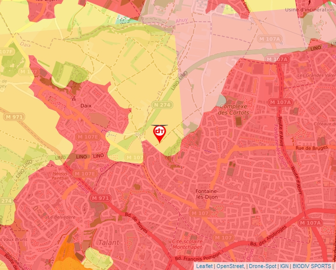 Carte Géoportail pour les drones de loisir