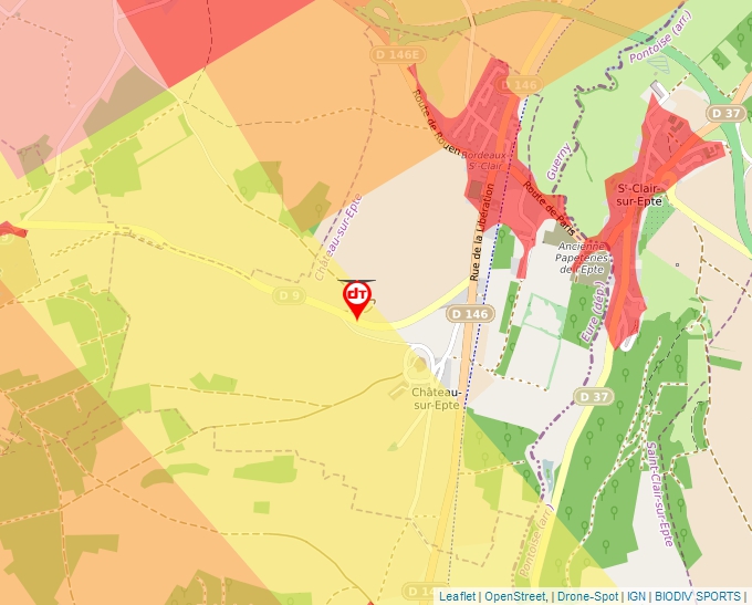 Carte Géoportail pour les drones de loisir