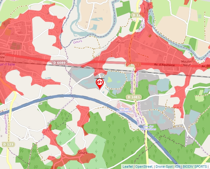 Carte Géoportail pour les drones de loisir