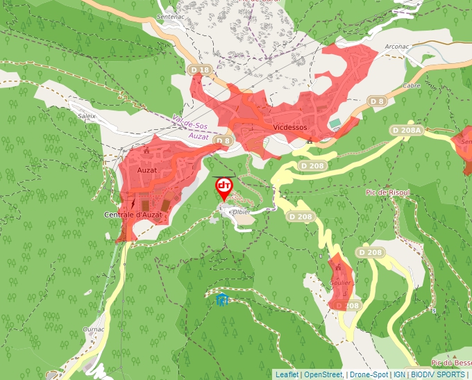 Carte Géoportail pour les drones de loisir