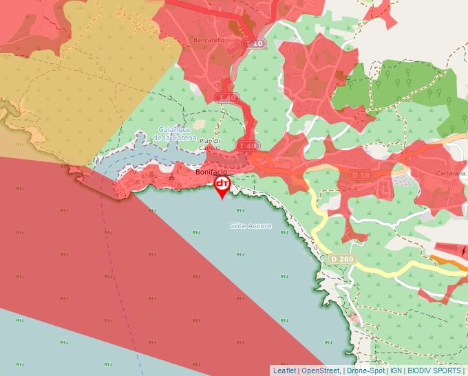 Carte Géoportail pour les drones de loisir