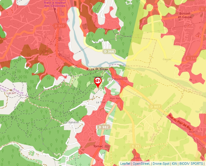 Carte Géoportail pour les drones de loisir