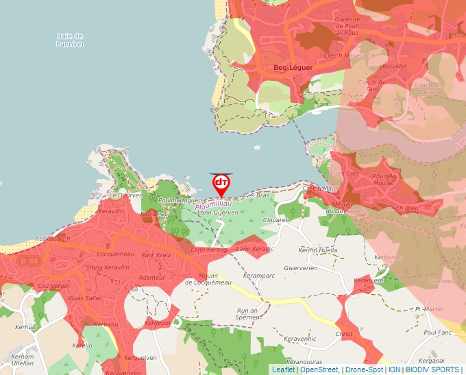 Carte Géoportail pour les drones de loisir