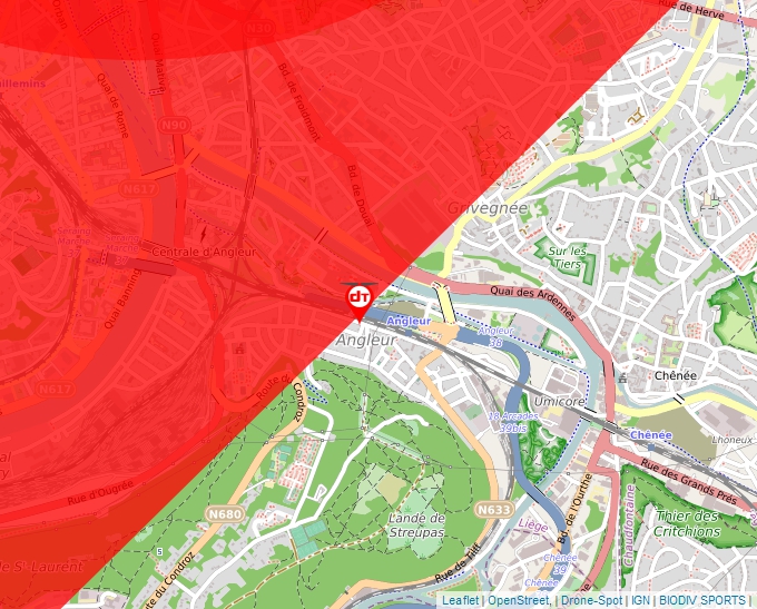 Carte Géoportail pour les drones de loisir