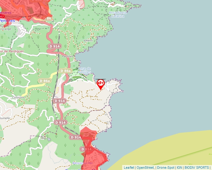 Carte Géoportail pour les drones de loisir