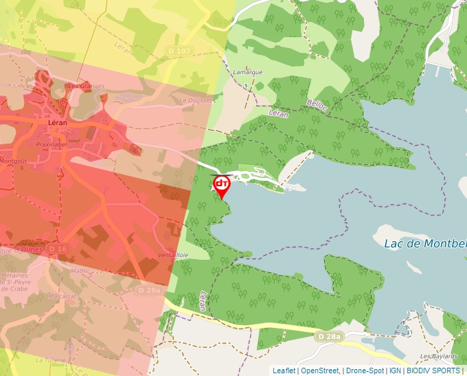 Carte Géoportail pour les drones de loisir