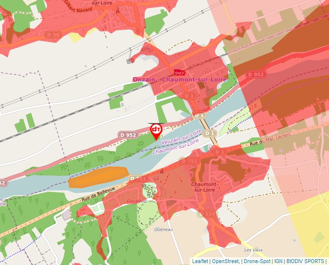 Carte Géoportail pour les drones de loisir