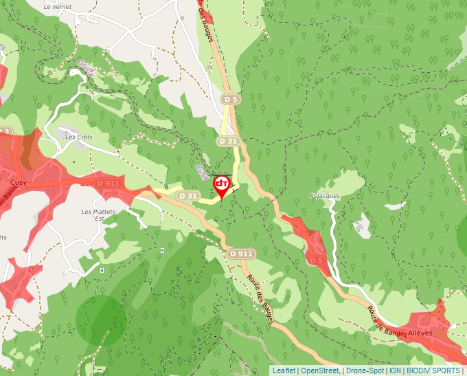 Carte Géoportail pour les drones de loisir