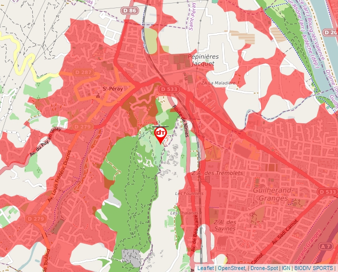 Carte Géoportail pour les drones de loisir