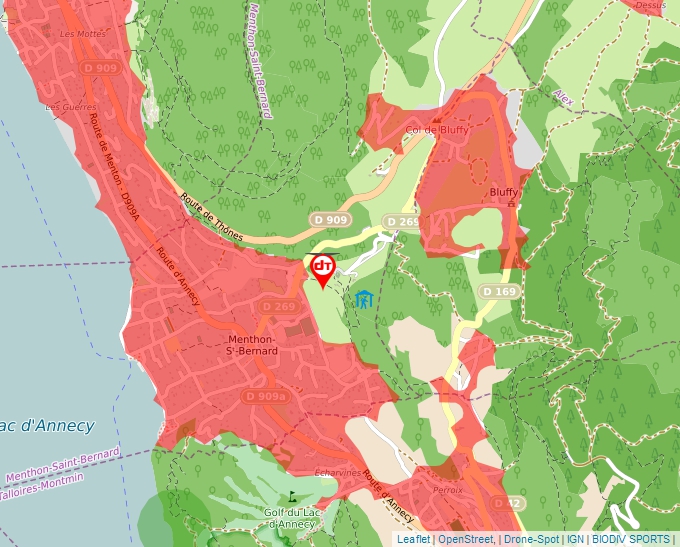 Carte Géoportail pour les drones de loisir