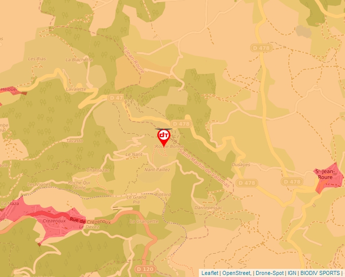 Carte Géoportail pour les drones de loisir