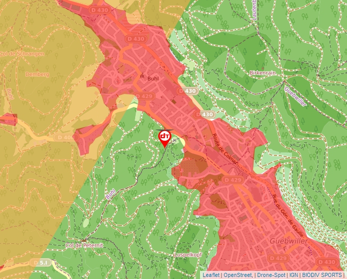 Carte Géoportail pour les drones de loisir