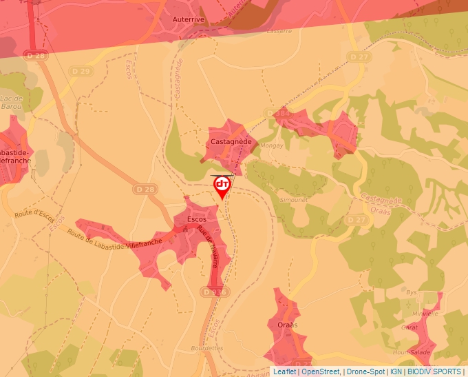 Carte Géoportail pour les drones de loisir