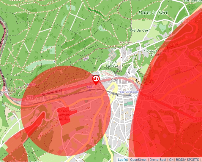 Carte Géoportail pour les drones de loisir