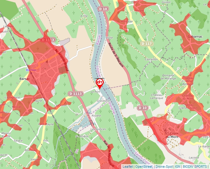 Carte Géoportail pour les drones de loisir