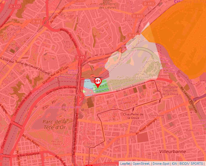 Carte Géoportail pour les drones de loisir