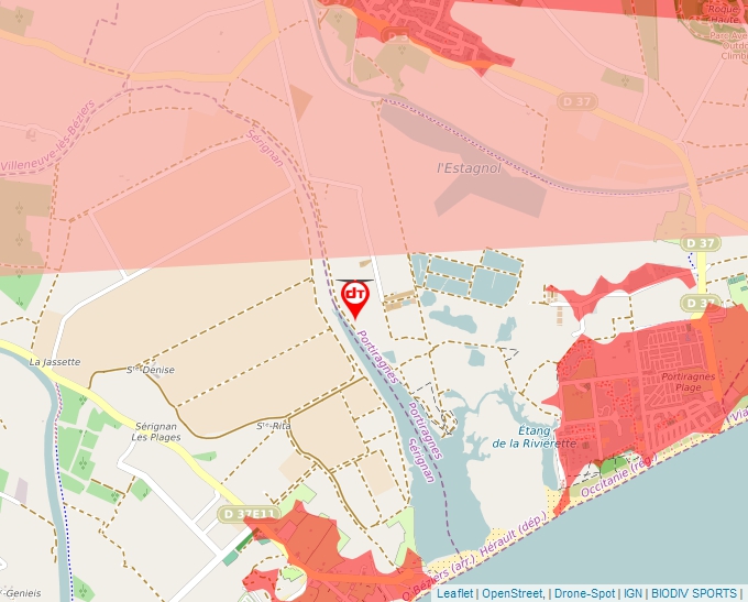 Carte Géoportail pour les drones de loisir