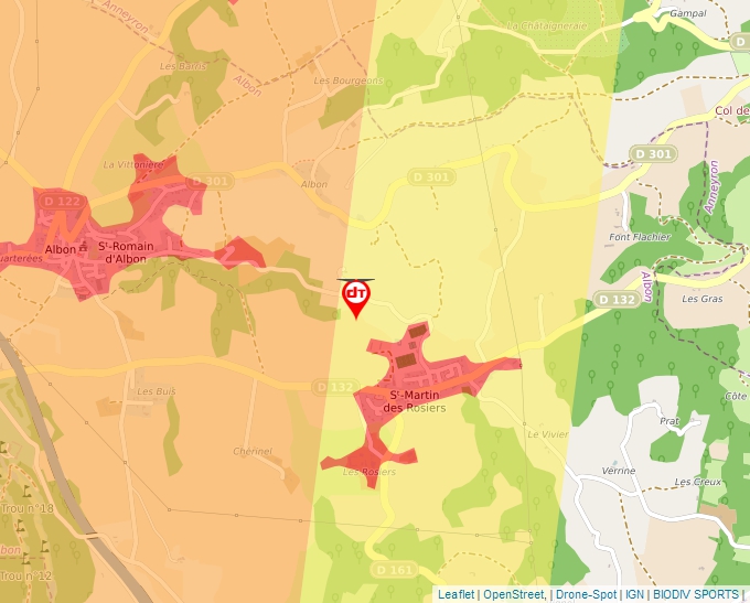 Carte Géoportail pour les drones de loisir