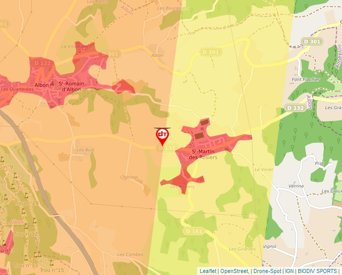 Carte Géoportail pour les drones de loisir