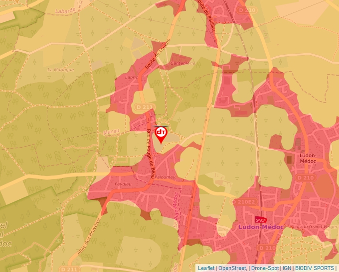 Carte Géoportail pour les drones de loisir