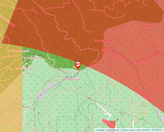 Carte Géoportail pour les drones de loisir