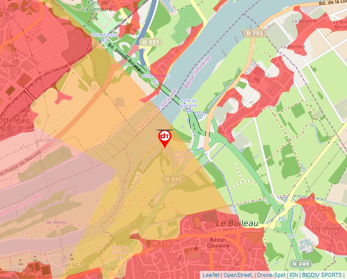 Carte Géoportail pour les drones de loisir