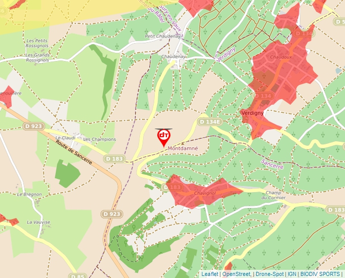 Carte Géoportail pour les drones de loisir