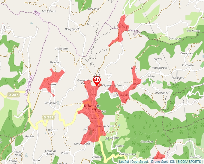 Carte Géoportail pour les drones de loisir