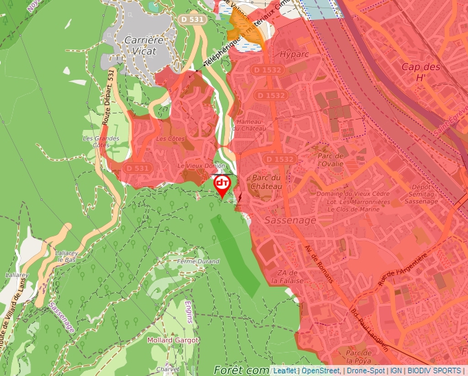 Carte Géoportail pour les drones de loisir