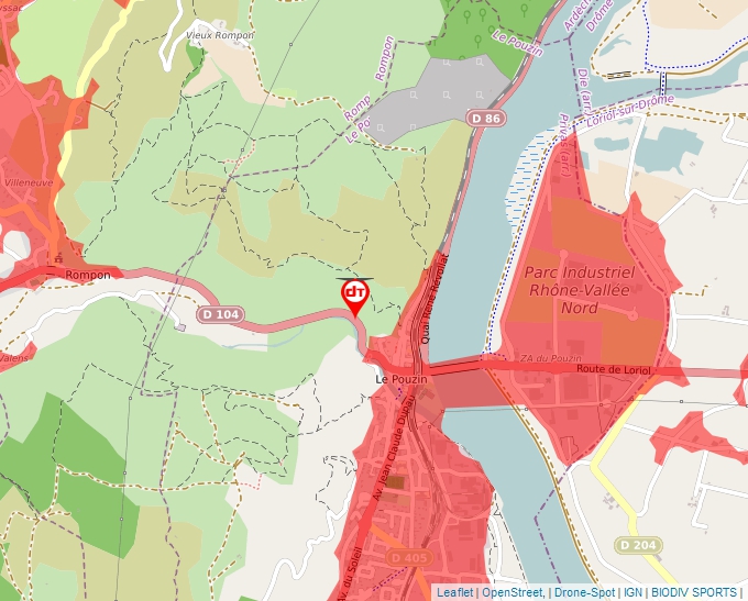 Carte Géoportail pour les drones de loisir