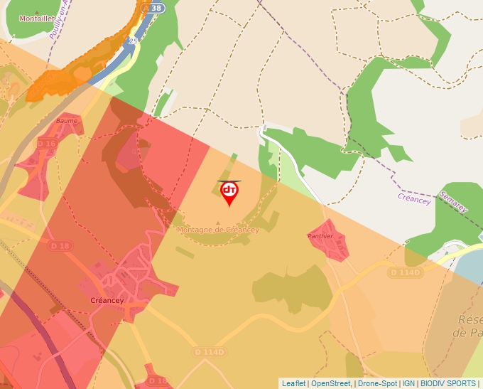 Carte Géoportail pour les drones de loisir