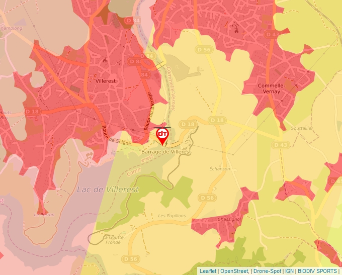 Carte Géoportail pour les drones de loisir