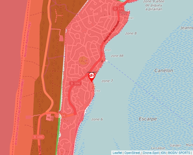 Carte Géoportail pour les drones de loisir