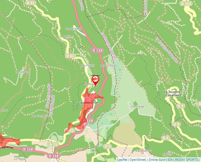 Carte Géoportail pour les drones de loisir