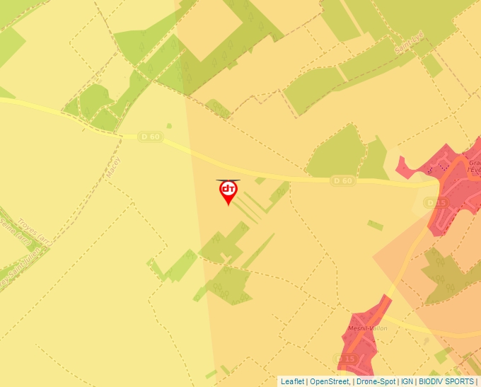 Carte Géoportail pour les drones de loisir