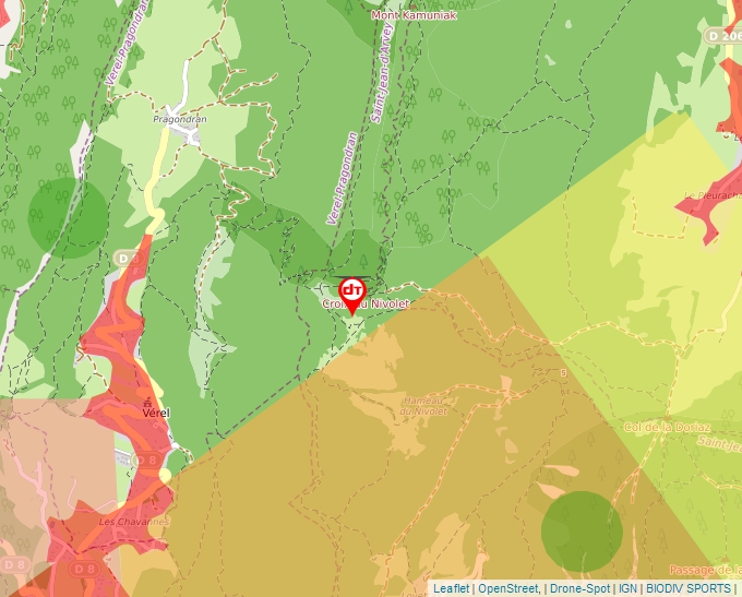 Carte Géoportail pour les drones de loisir