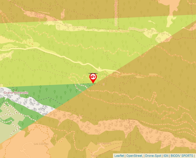 Carte Géoportail pour les drones de loisir