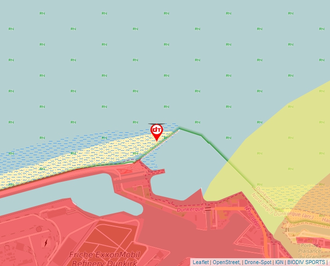 Carte Géoportail pour les drones de loisir