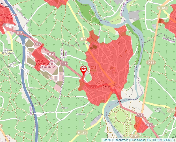 Carte Géoportail pour les drones de loisir