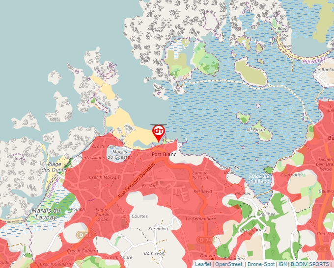 Carte Géoportail pour les drones de loisir