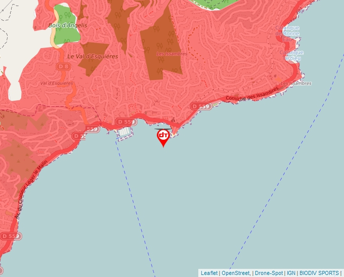 Carte Géoportail pour les drones de loisir