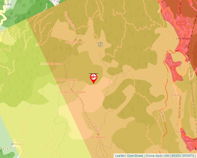 Carte Géoportail pour les drones de loisir