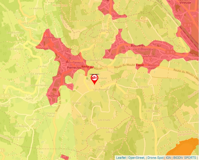 Carte Géoportail pour les drones de loisir