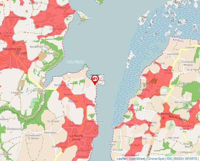 Carte Géoportail pour les drones de loisir