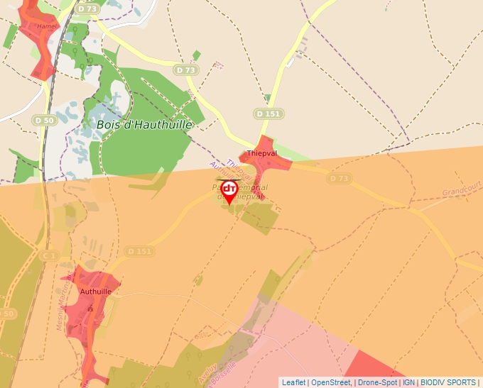 Carte Géoportail pour les drones de loisir