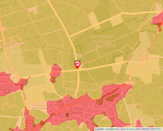 Carte Géoportail pour les drones de loisir