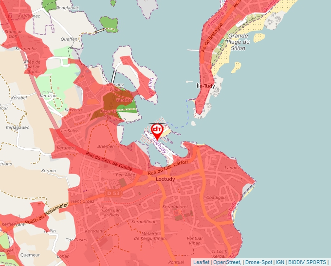 Carte Géoportail pour les drones de loisir