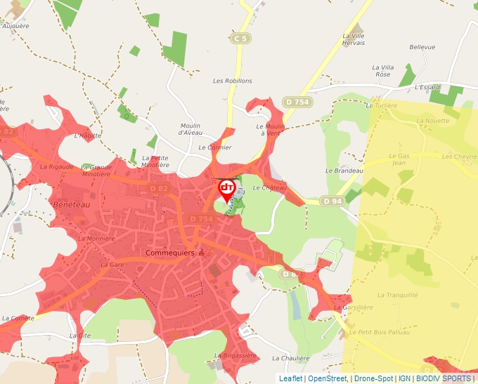 Carte Géoportail pour les drones de loisir